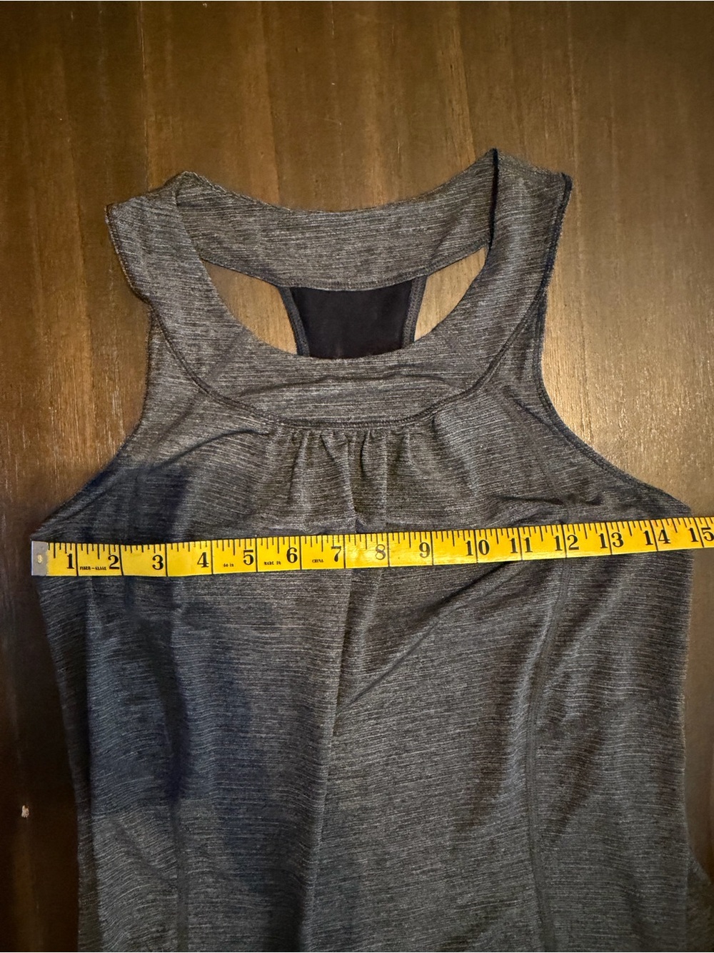 Lululemon Women's Dark Gray Scoop Neck Racerback Tank - Picture 4 of 5